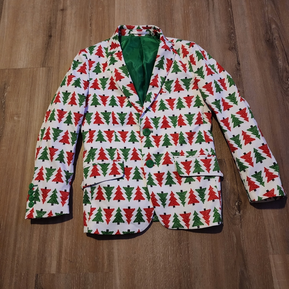 Christmas Tree print Blazer
